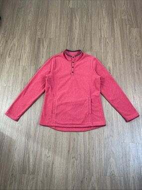 Charles River Apparel Pink Pullover Hooded Sweatshirt